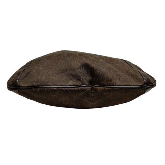 Authentic Gucci Leather/ Canvas Bag - Picture 5 of 8